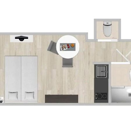 Budget Studio Berlioz Daire Nice Dış mekan fotoğraf