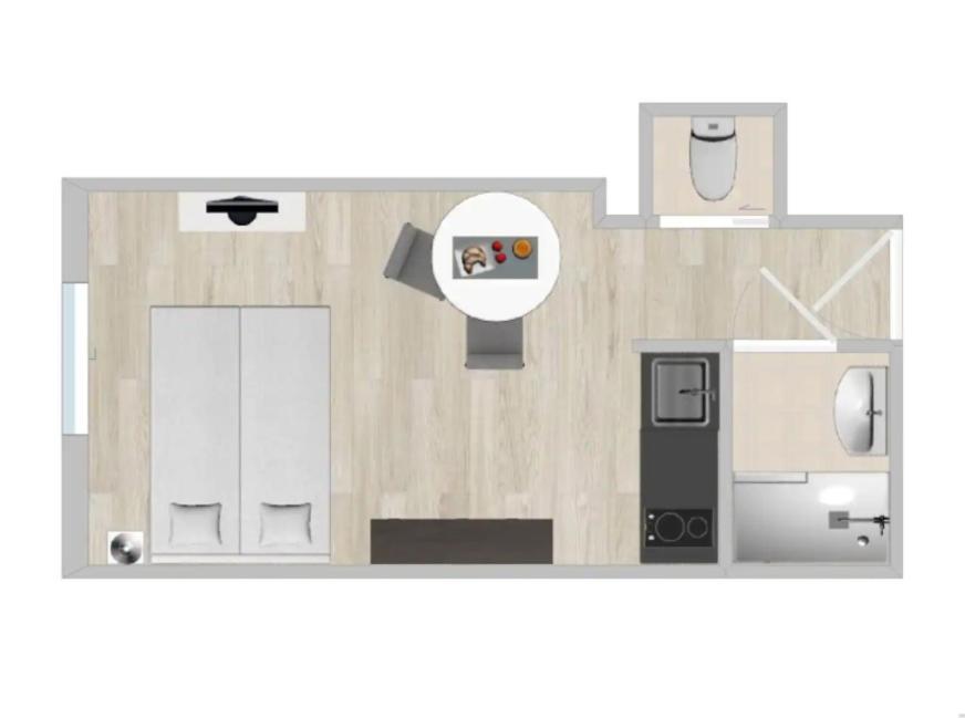 Budget Studio Berlioz Daire Nice Dış mekan fotoğraf